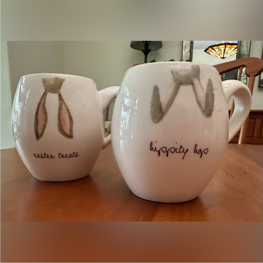 🐰 Easter Bunny Ear Mugs - Set of 2